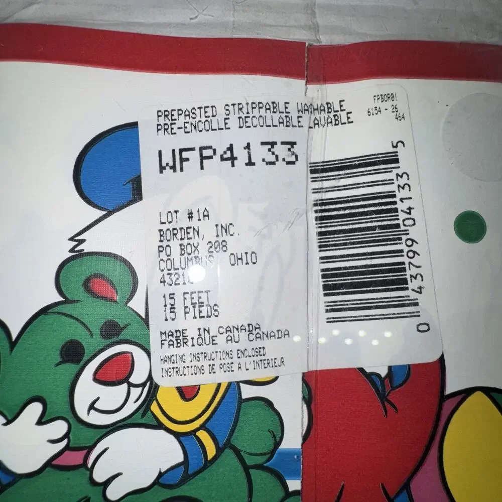 Vintage Disney Babies Baby Mickey Pluto Wallpaper Border Sealed 15 Ft Borden NOS